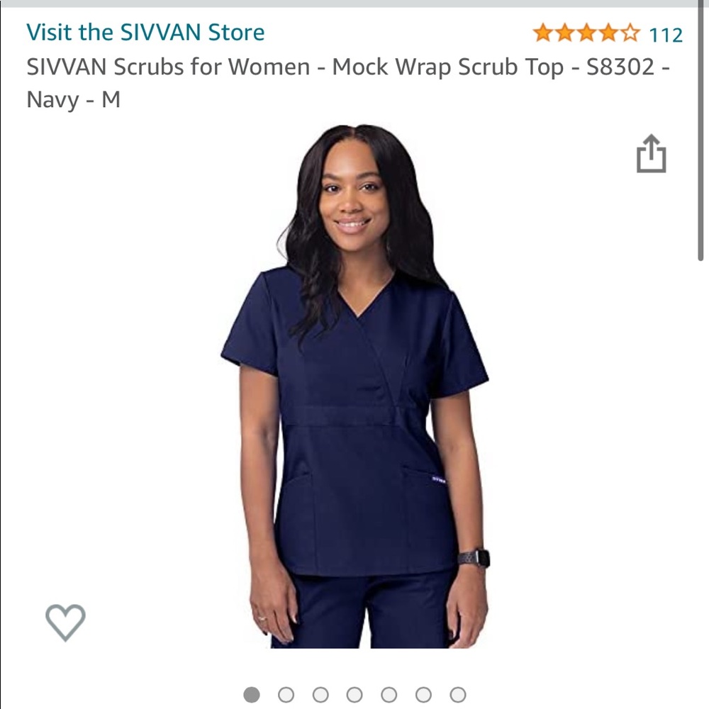 Sivvan Navy Scrubs Set